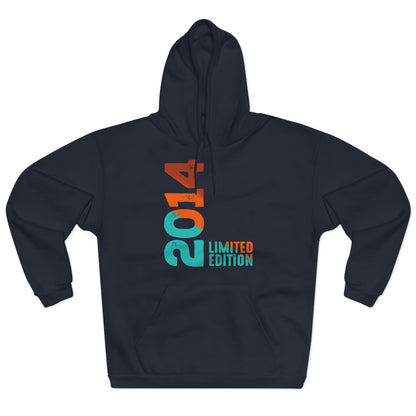 Limited Edition 2014 Geburtstag Orange-Blau Pullover Hoodie