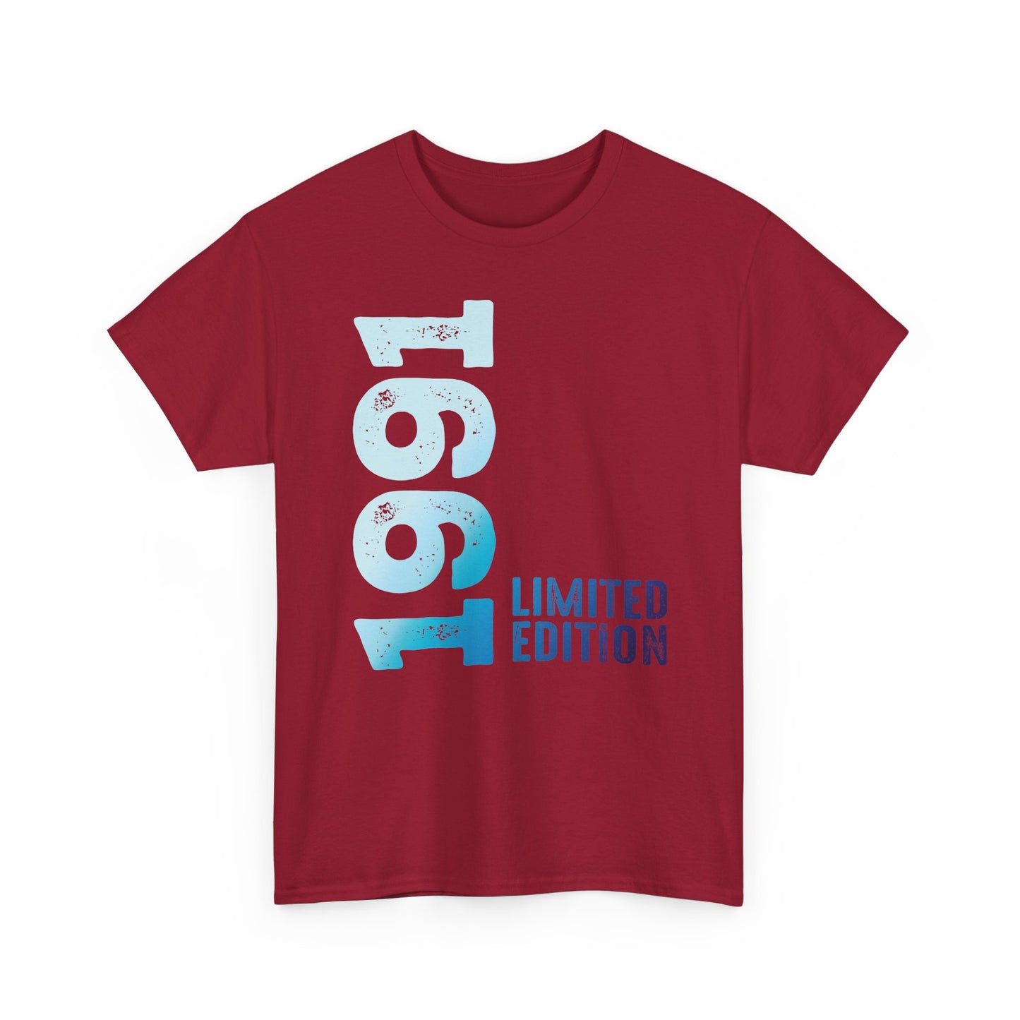 Limited Edition 1991 Geburtstag Hellblau T-Shirt