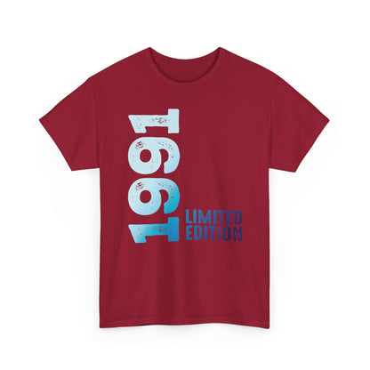 Limited Edition 1991 Geburtstag Hellblau T-Shirt