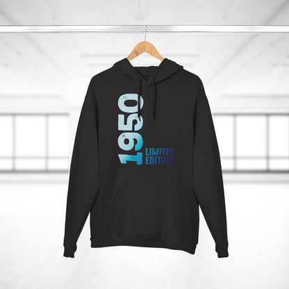 Limited Edition 1950 Geburtstag Hellblau Pullover Hoodie