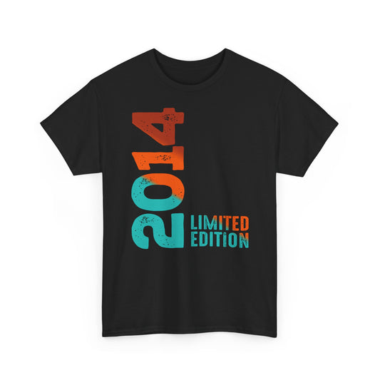 Limited Edition 2014 Geburtstag Orange-Blau T-Shirt