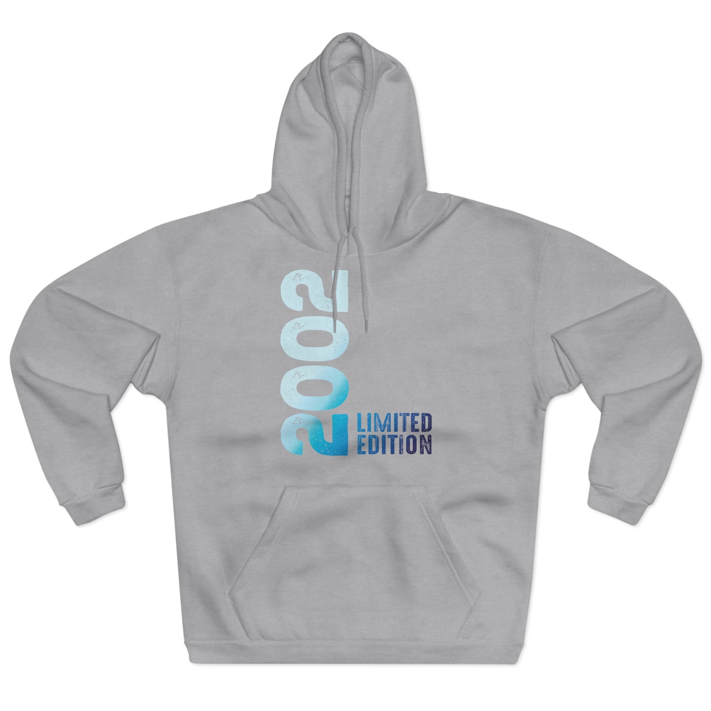 Limited Edition 2002 Geburtstag Hellblau Pullover Hoodie