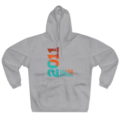 Limited Edition 2011 Geburtstag Orange-Blau Pullover Hoodie