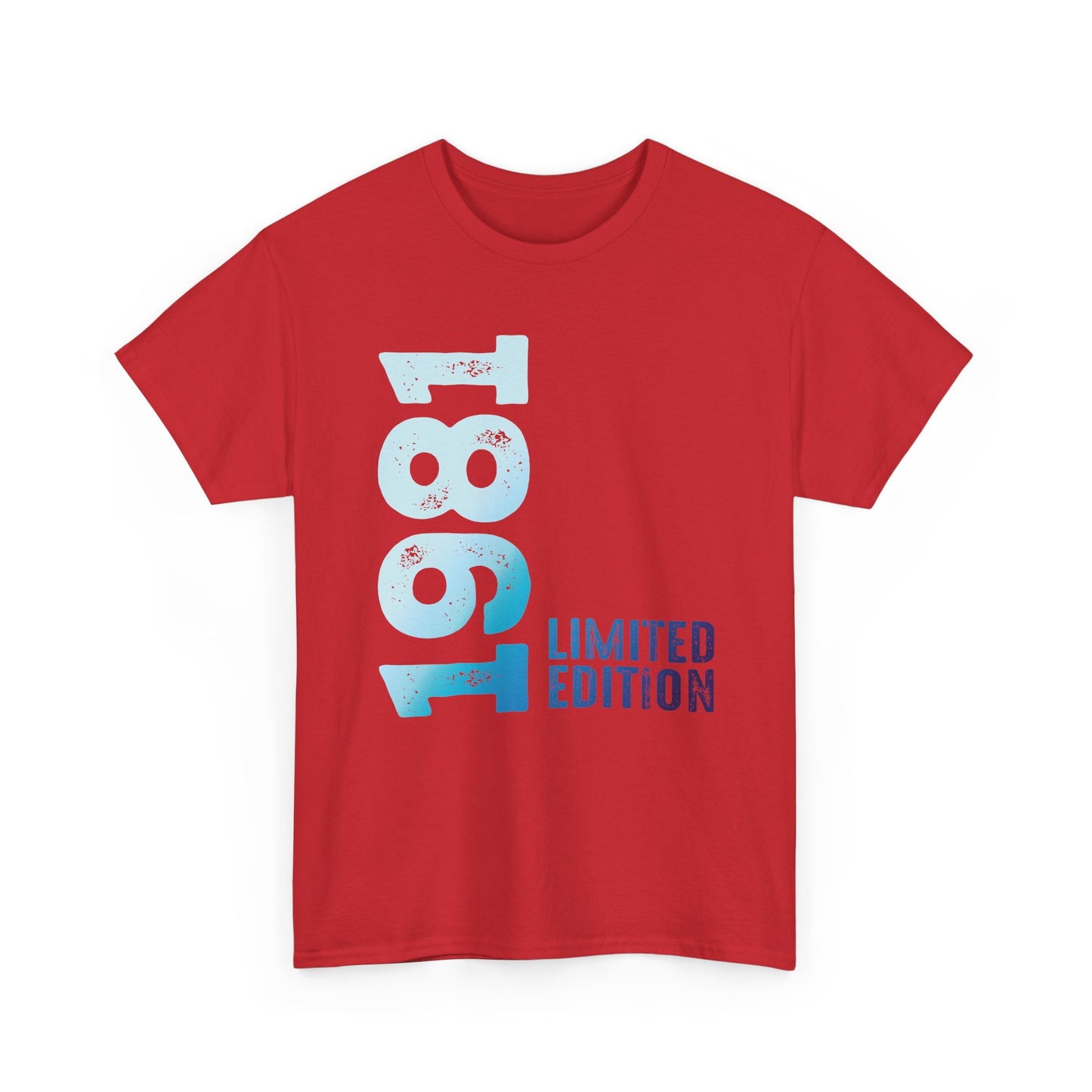Limited Edition 1981 Geburtstag Hellblau T-Shirt