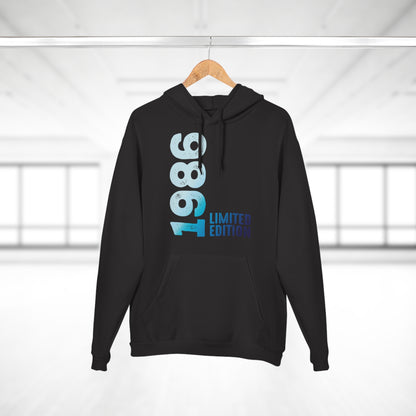 Limited Edition 1986 Geburtstag Hellblau Pullover Hoodie