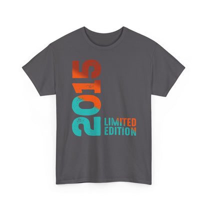 Limited Edition 2015 Geburtstag Orange-Blau T-Shirt