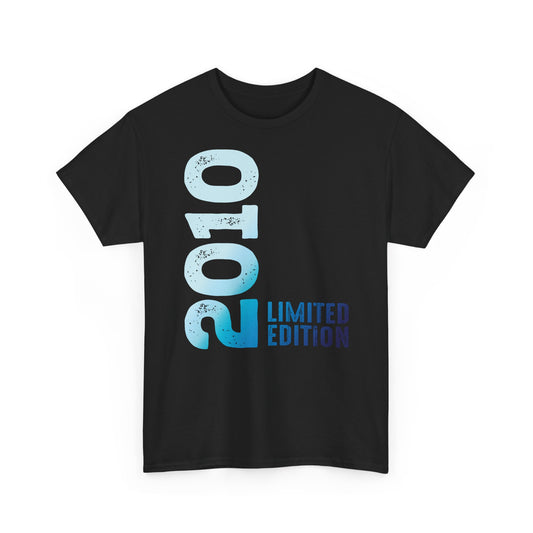 Limited Edition 2010 Geburtstag Hellblau T-Shirt