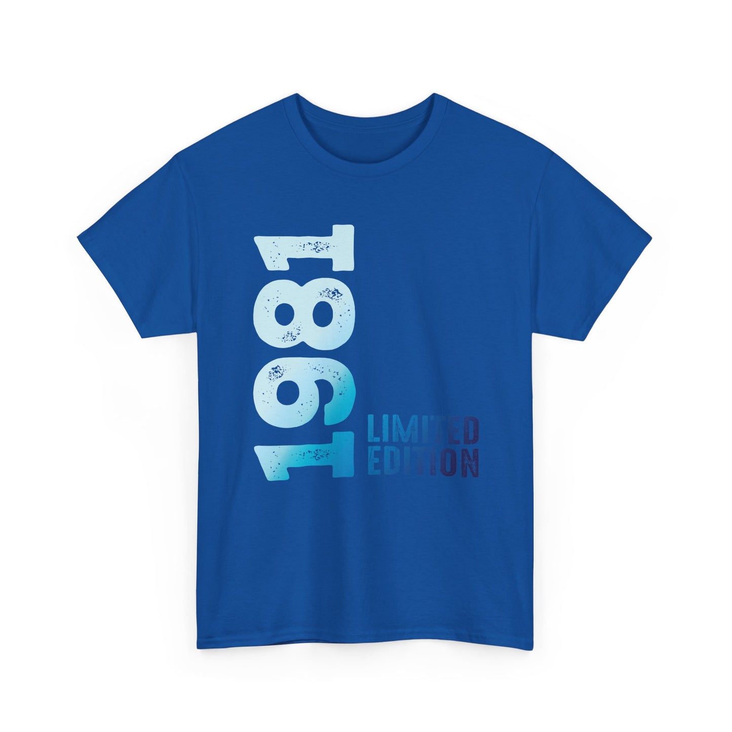 Limited Edition 1981 Geburtstag Hellblau T-Shirt