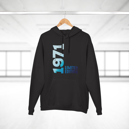Limited Edition 1971 Geburtstag Hellblau Pullover Hoodie
