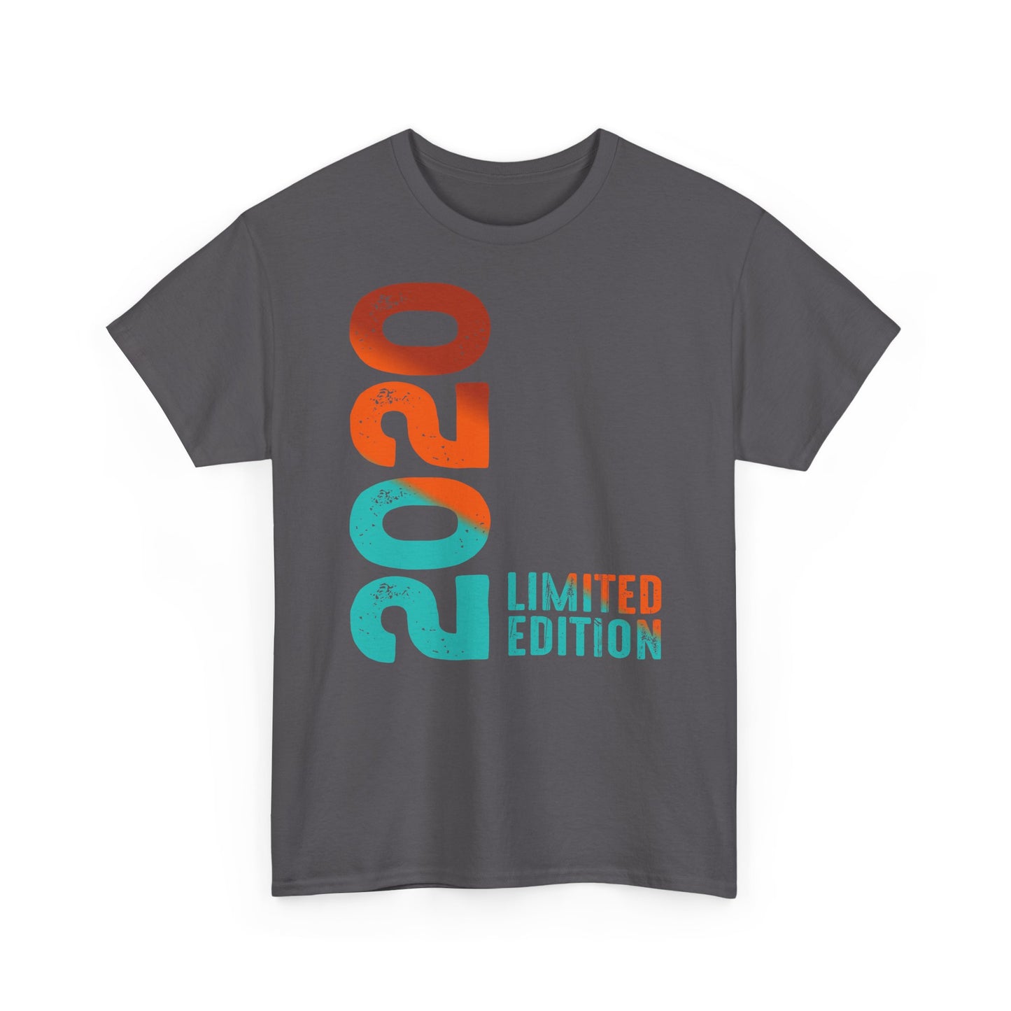 Limited Edition 2020 Geburtstag Orange-Blau T-Shirt