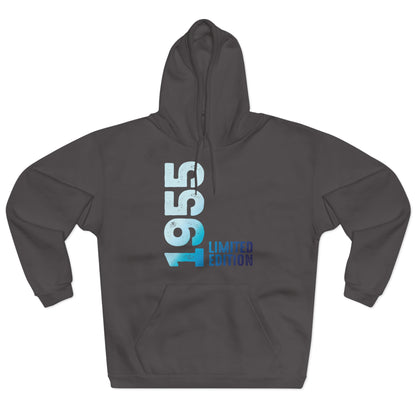Limited Edition 1955 Geburtstag Hellblau Pullover Hoodie