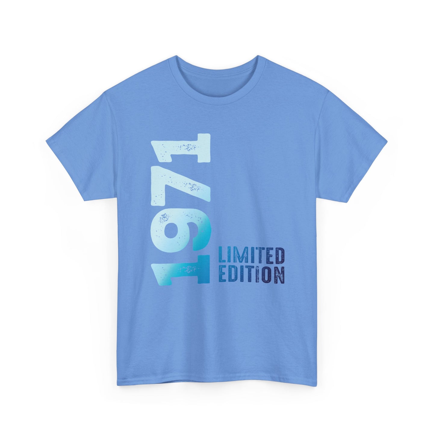 Limited Edition 1971 Geburtstag Hellblau T-Shirt