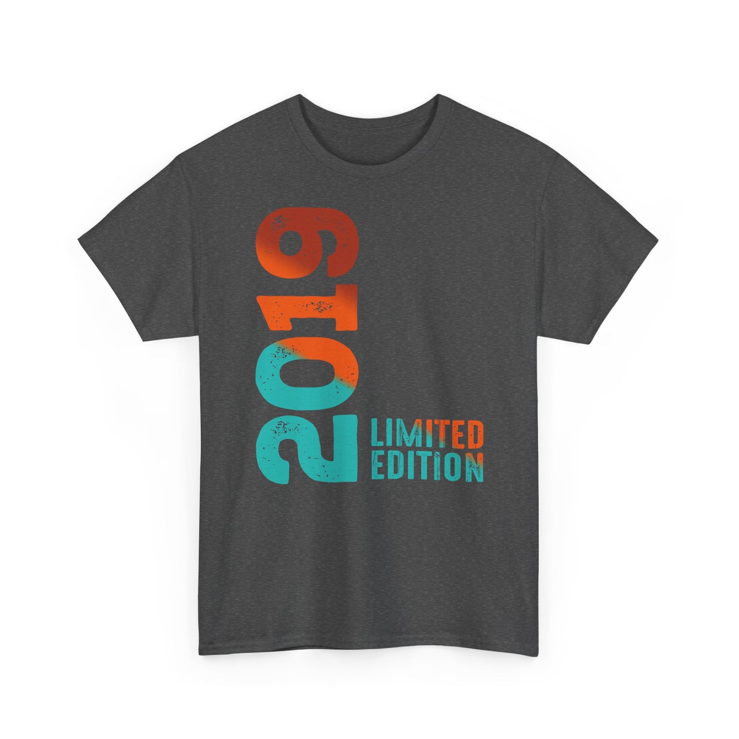 Limited Edition 2019 Geburtstag Orange-Blau T-Shirt