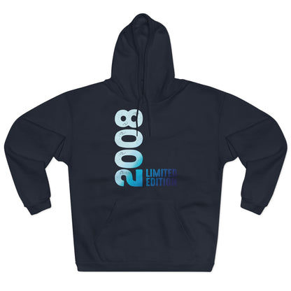 Limited Edition 2008 Geburtstag Hellblau Pullover Hoodie